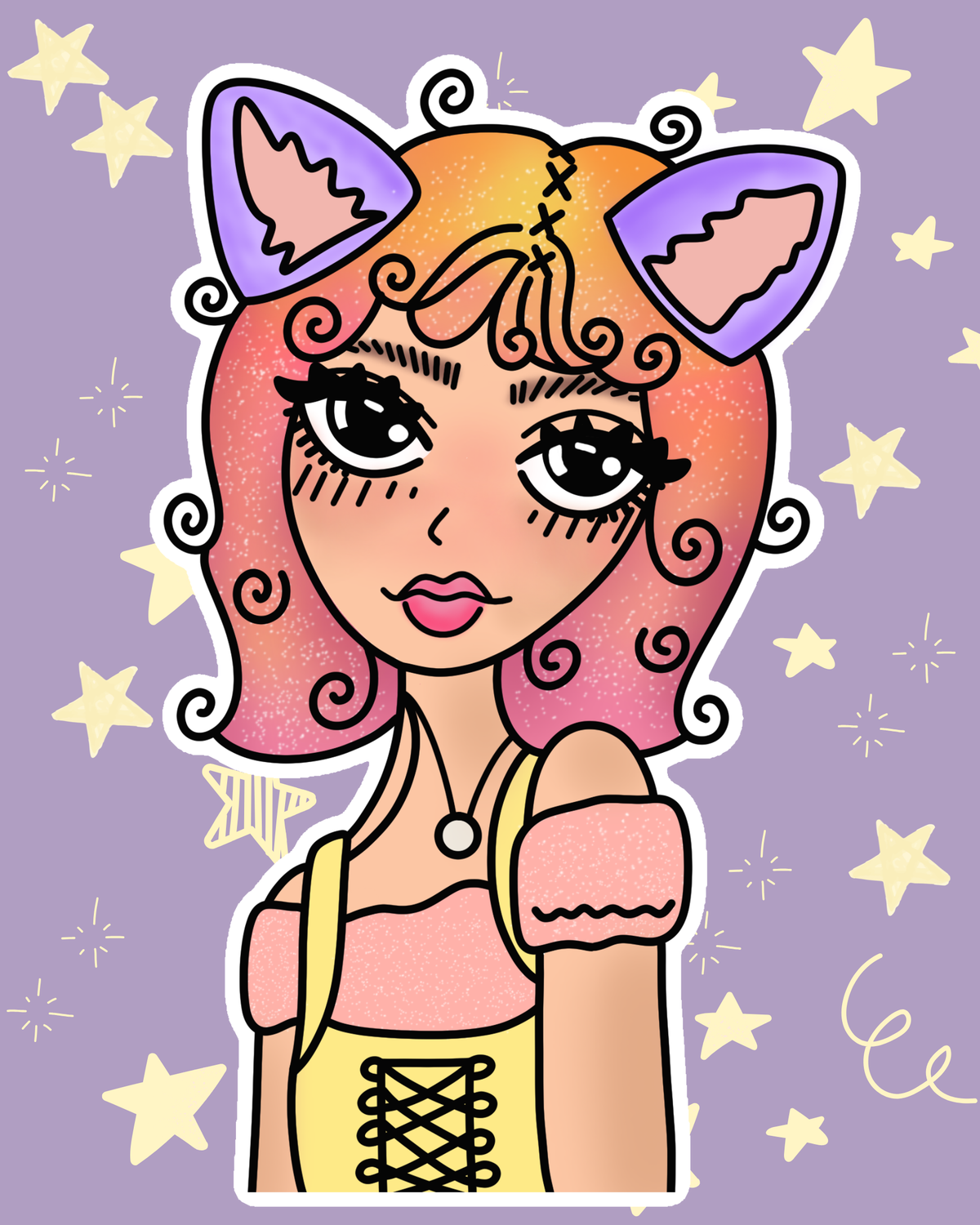 Art Trio: Custom Drawing, Digital & Stickers