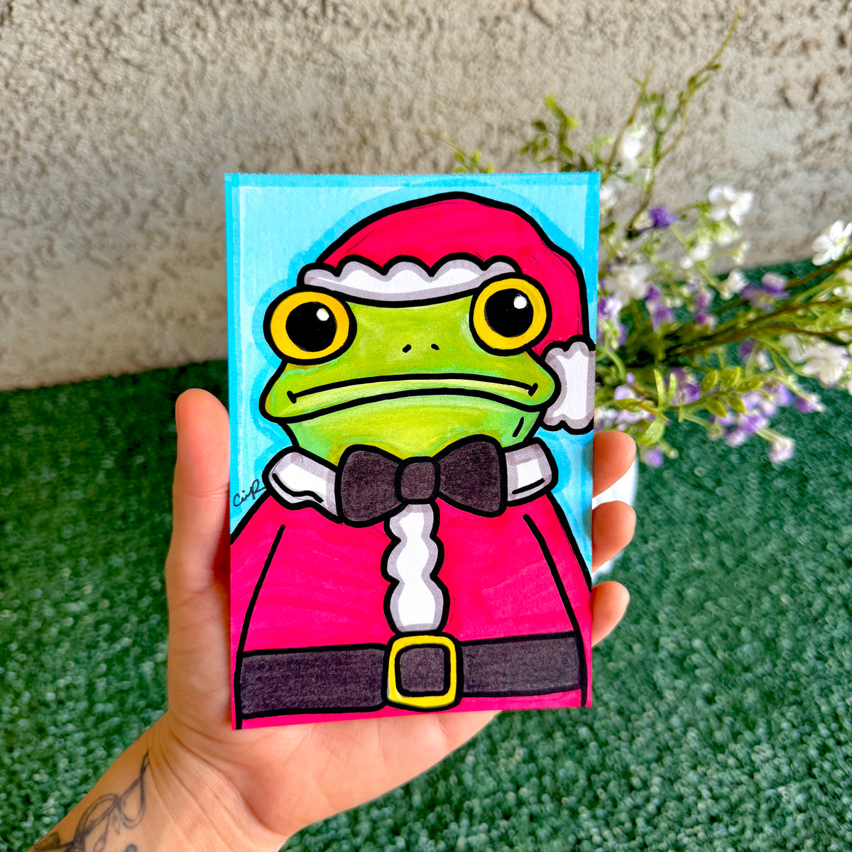 Santa - "Mr. Frog in Disguise" No. 1 - Original
