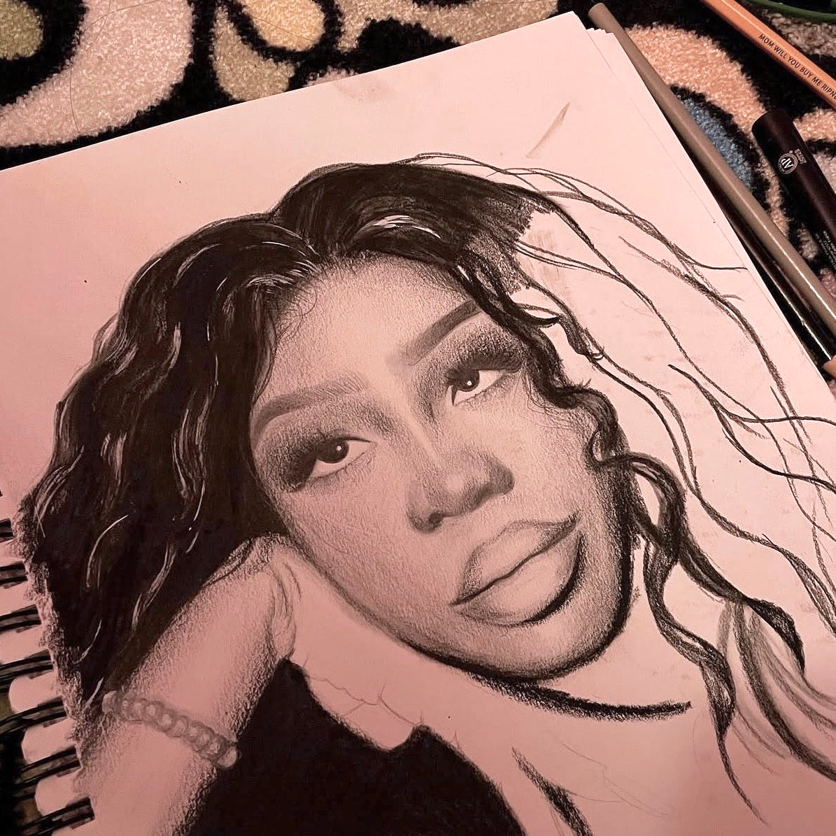 "SZA" Drawing. 1 of 1 - Original