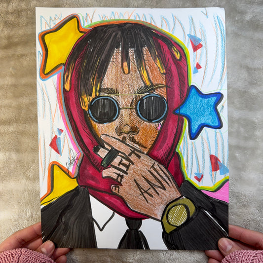 "Juicewrld" Drawing No. 4 - Original