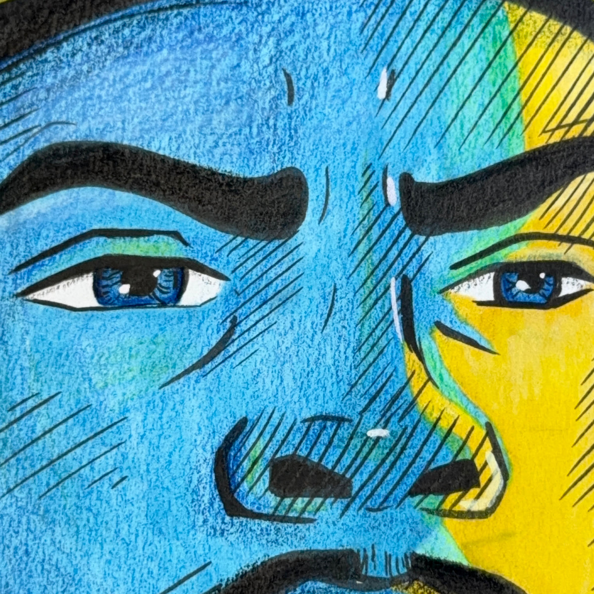 "Ice Cube" Drawing. 1 of 1 - Original