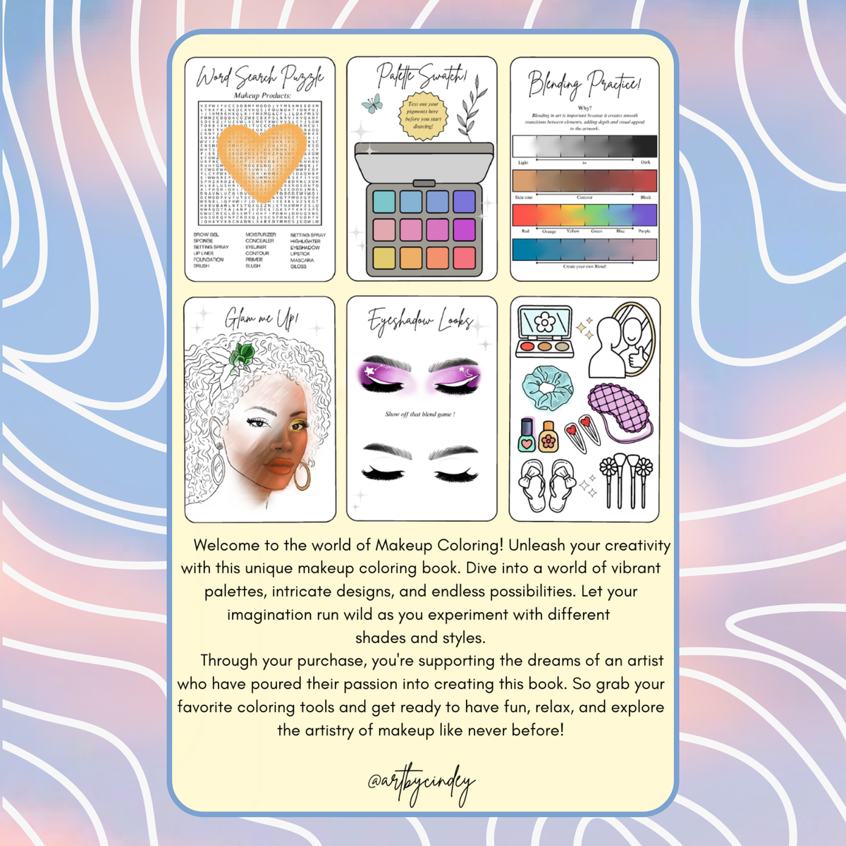"Create your own Look" Book - Coloring Pages - Digital Download