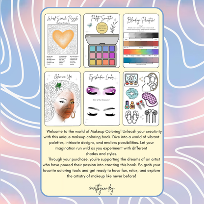 "Create your own Look" Book - Coloring Pages - Digital Download