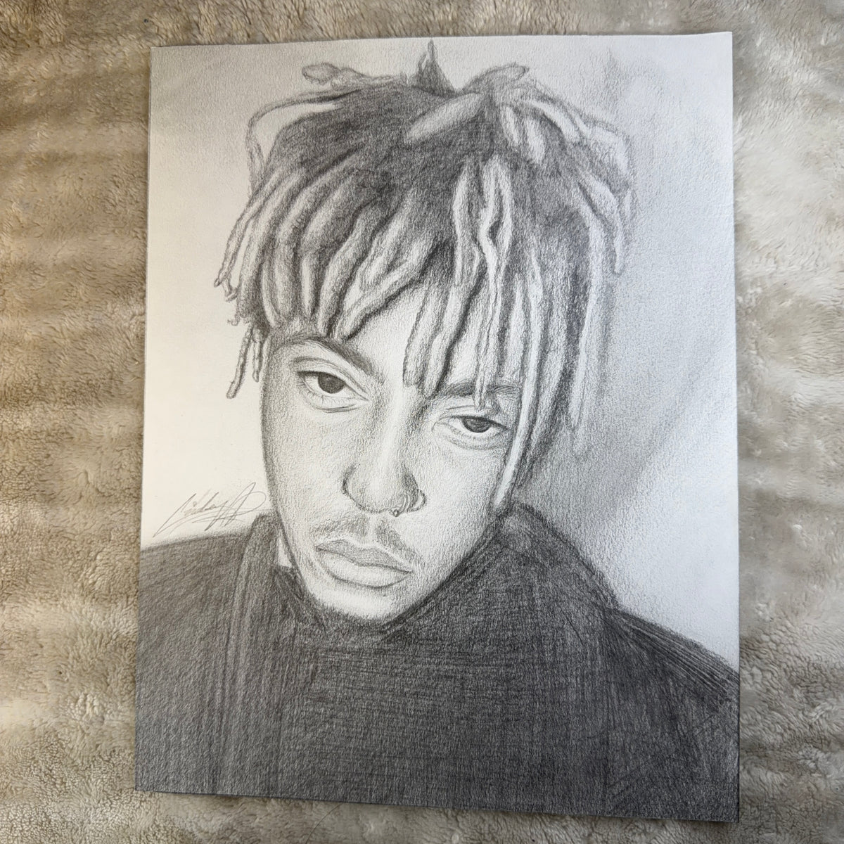 "Juicewrld" Drawing No. 5 - Original