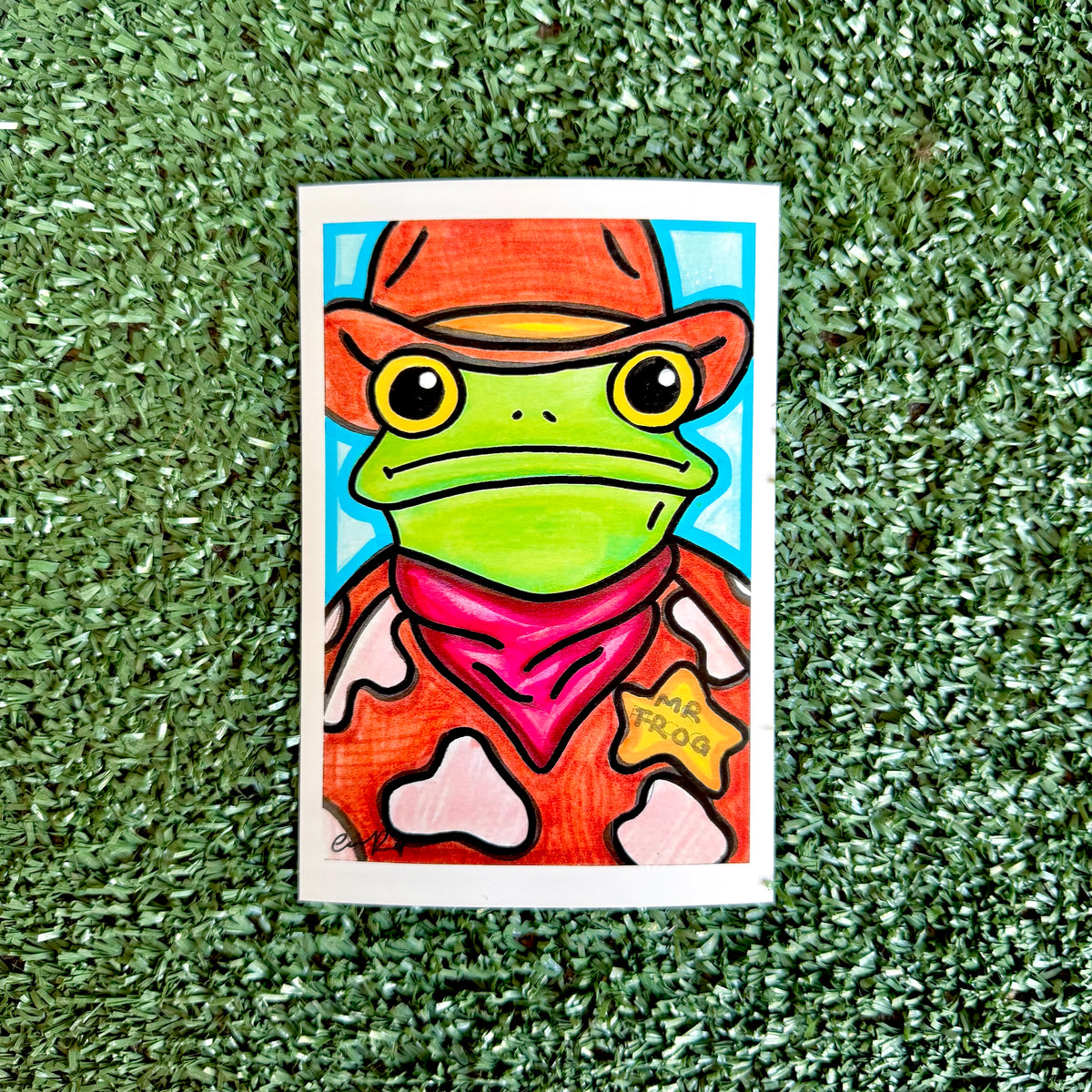 Cowboy - "Mr. Frog in Disguise" No. 5 - Print