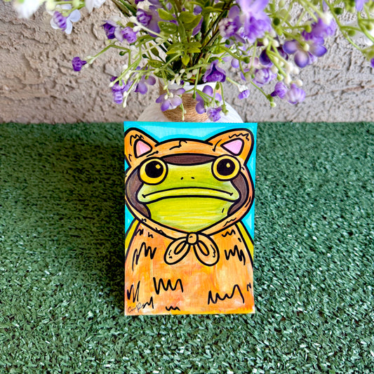 Cat - "Mr. Frog in Disguise" No. 6 - Original