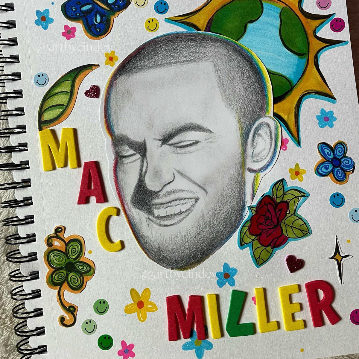 "Mac Miller" Drawing. 1 of 1 - Original