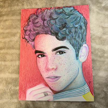 "Cameron Boyce" Drawing. 1 of 1 - Original