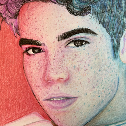 "Cameron Boyce" Drawing. 1 of 1 - Original