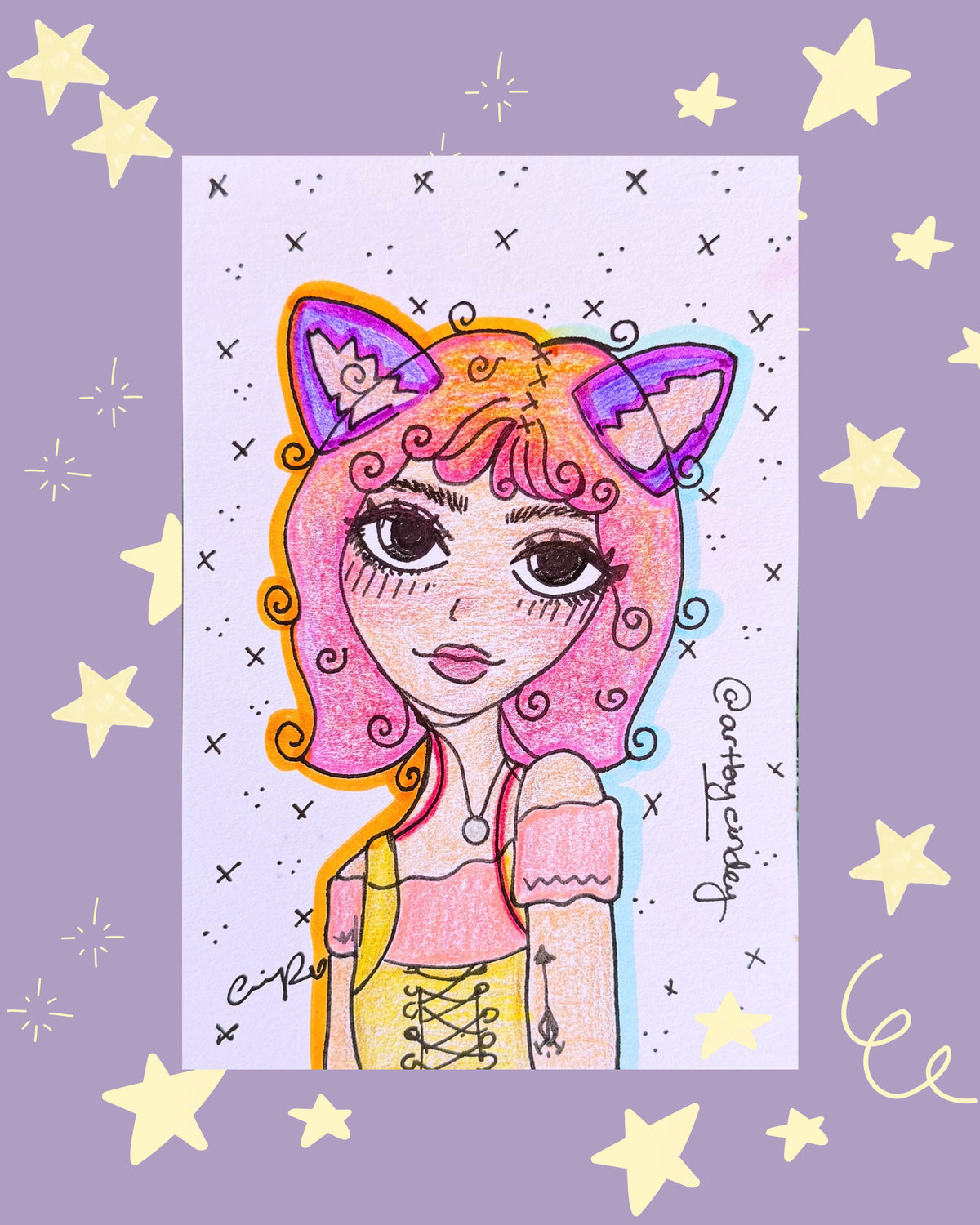 Art Trio: Custom Drawing, Digital & Stickers