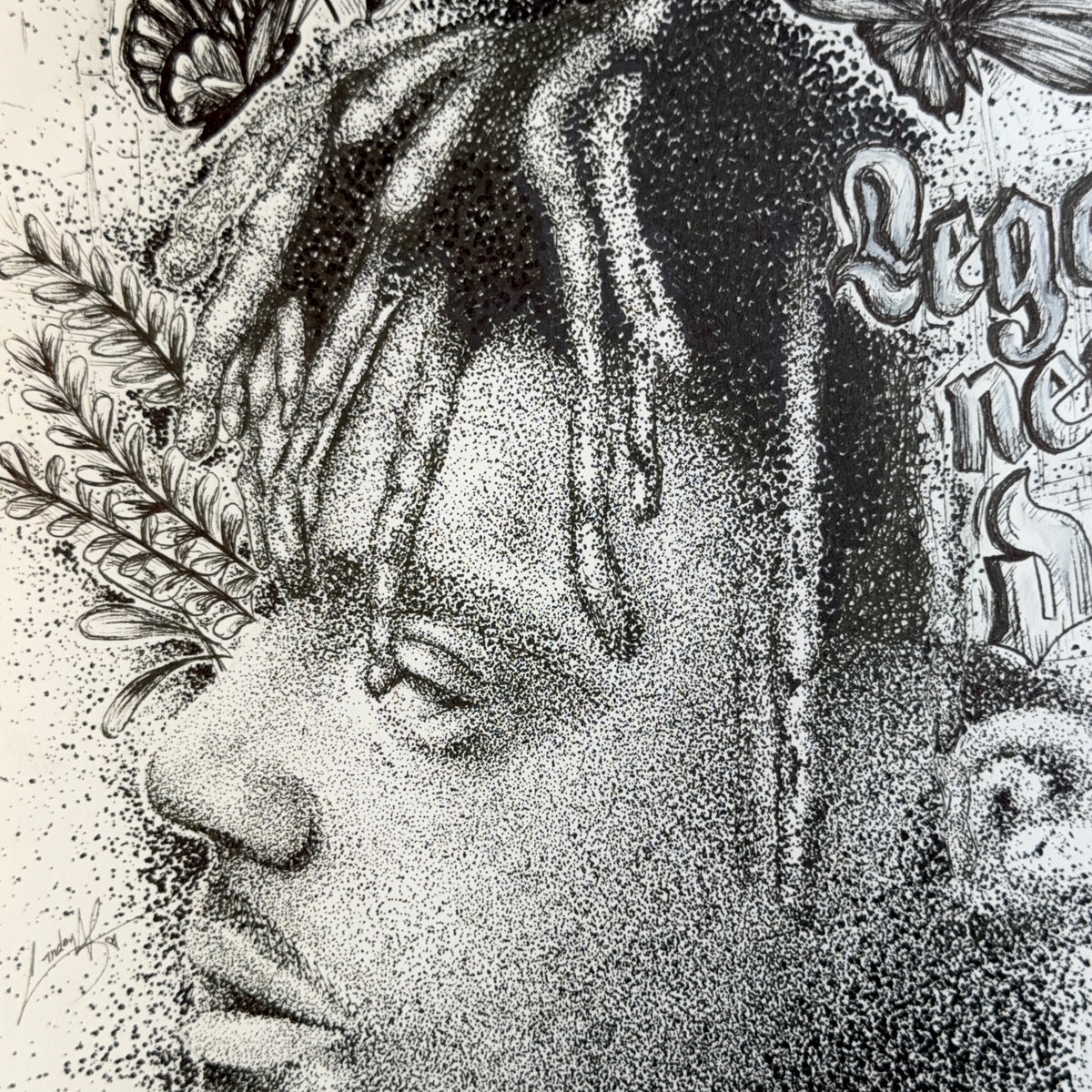 "Juicewrld" Drawing No. 3 - Original