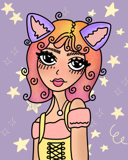 Art Trio: Custom Drawing, Digital & Stickers