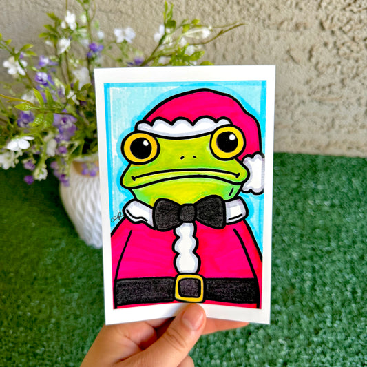 Santa - "Mr. Frog in Disguise" No. 1 - Print