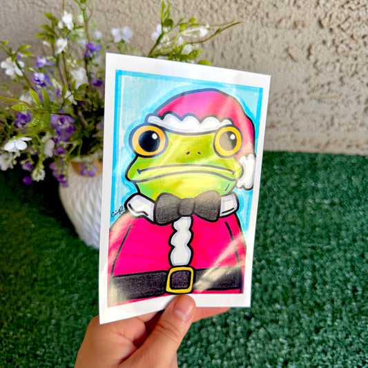 Santa - "Mr. Frog in Disguise" No. 1 - Print