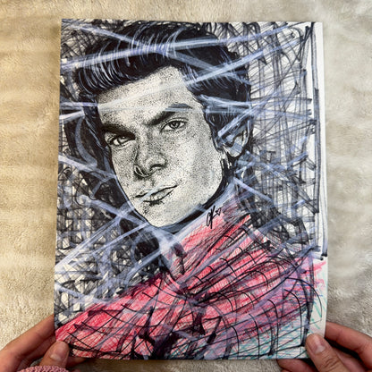 "Andrew Garfield" Drawing. 1 of 1 - Original