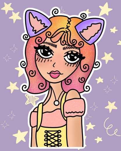 Art Trio: Custom Drawing, Digital & Stickers