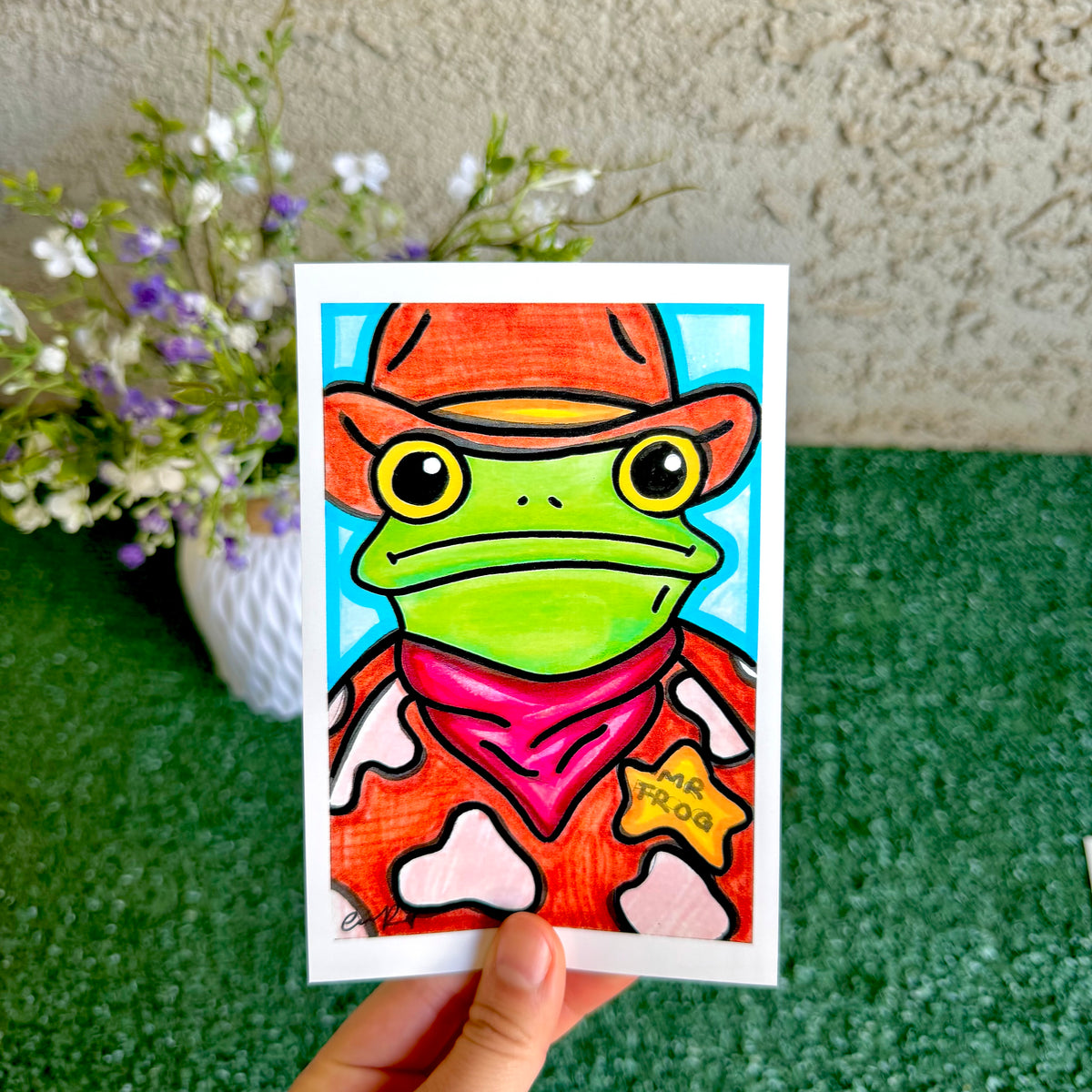 Cowboy - "Mr. Frog in Disguise" No. 5 - Print