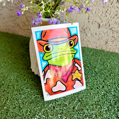 Cowboy - "Mr. Frog in Disguise" No. 5 - Print