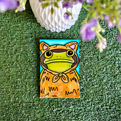 Cat - "Mr. Frog in Disguise" No. 6 - Original