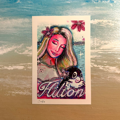"Paris Hilton" - Print