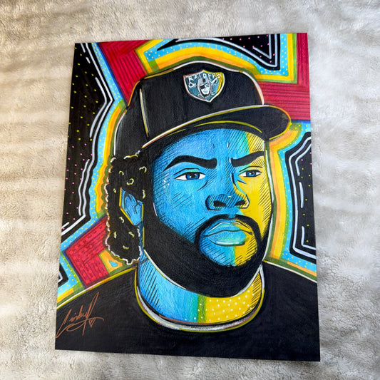 "Ice Cube" Drawing. 1 of 1 - Original