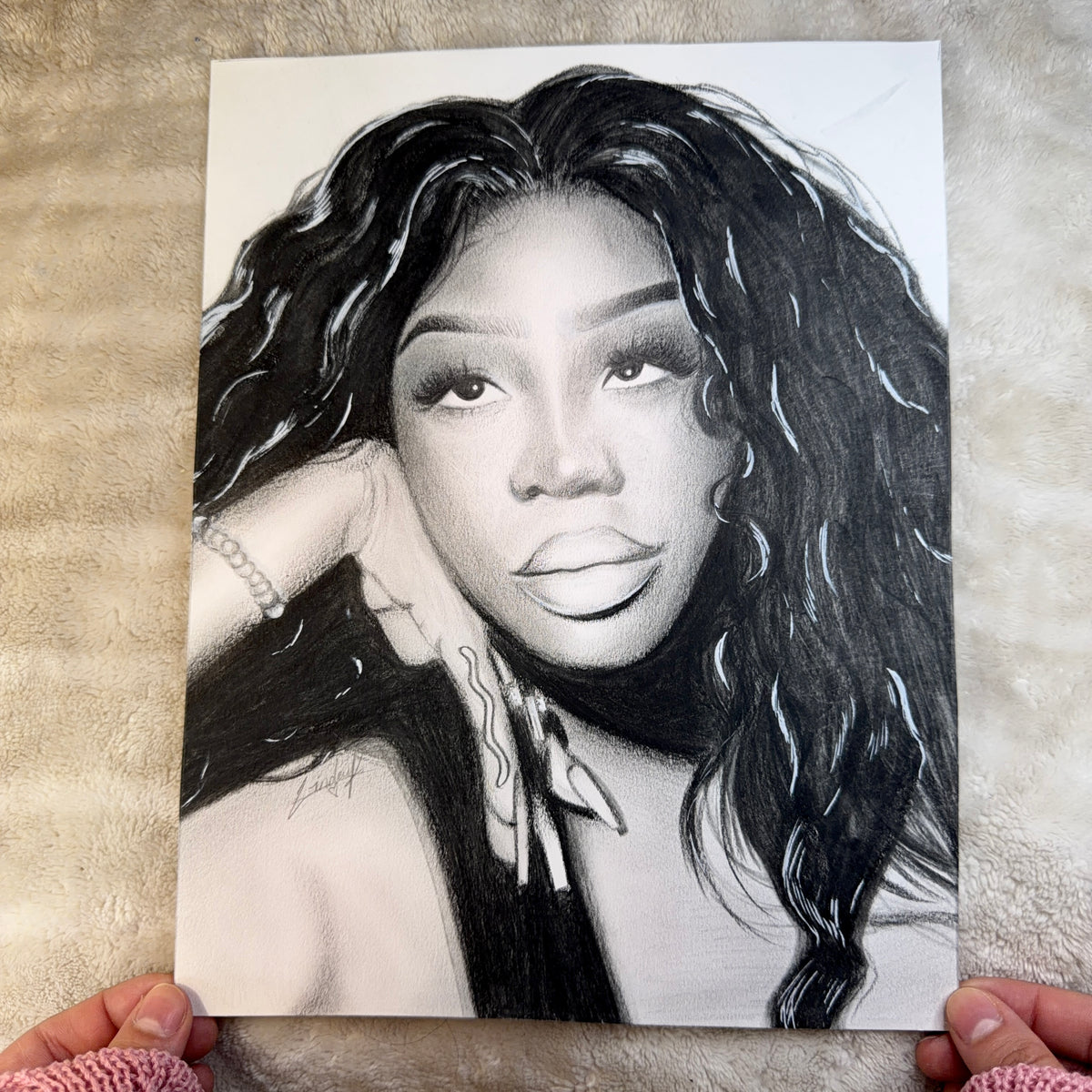 "SZA" Drawing. 1 of 1 - Original