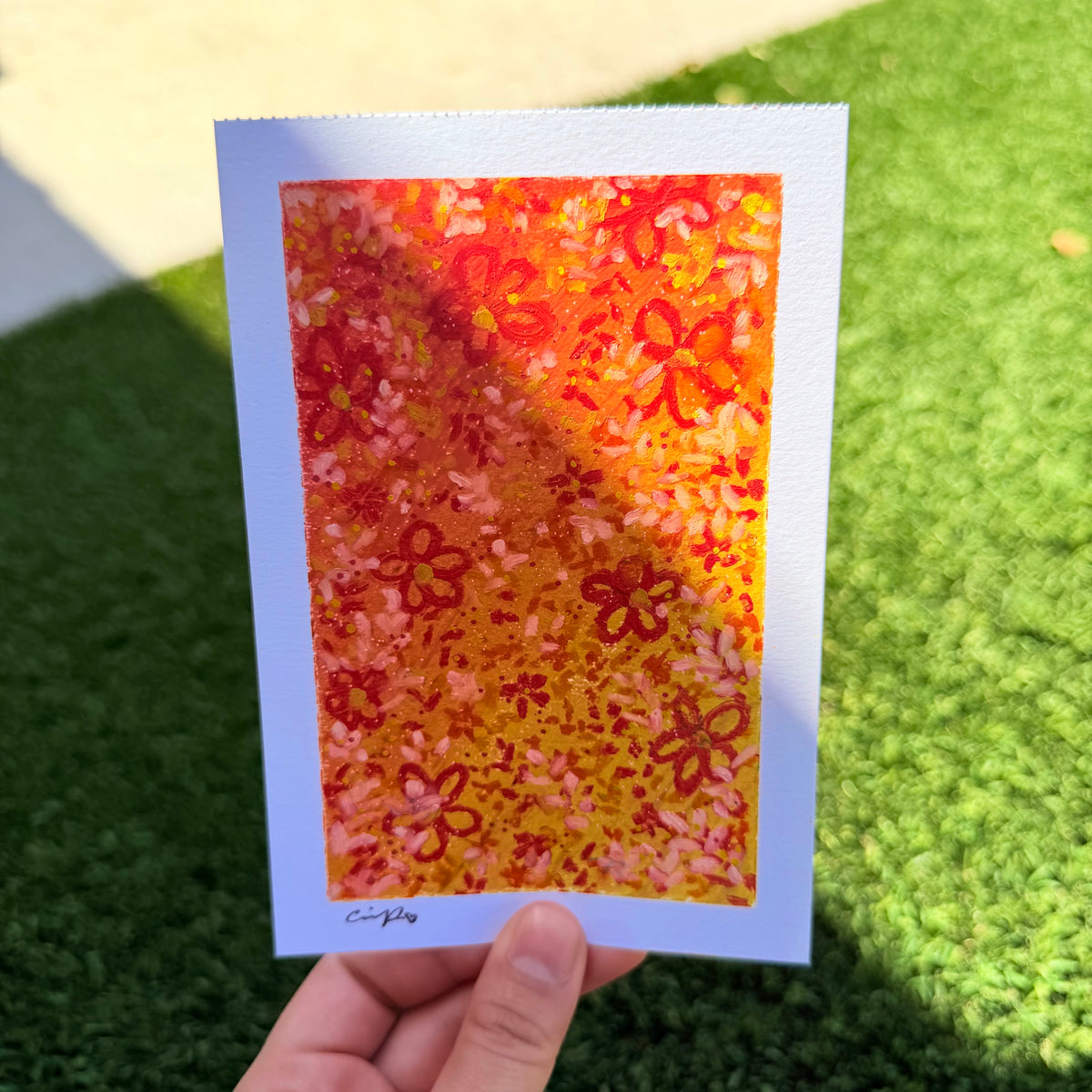 "Fresh Florals" No. 5 - Original
