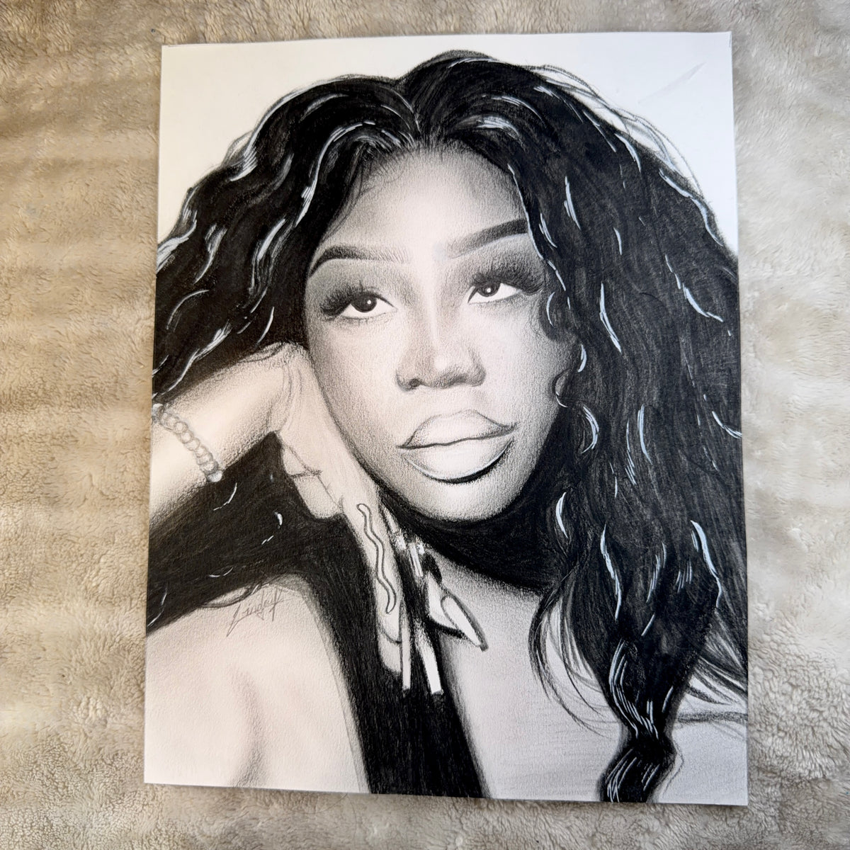"SZA" Drawing. 1 of 1 - Original
