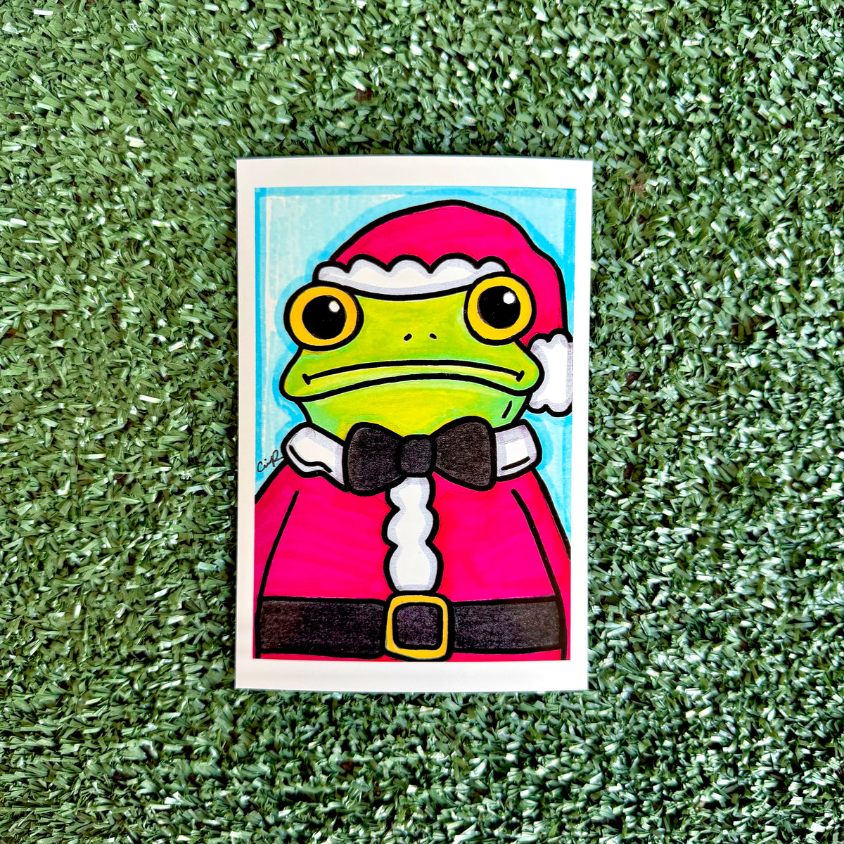 Santa - "Mr. Frog in Disguise" No. 1 - Print