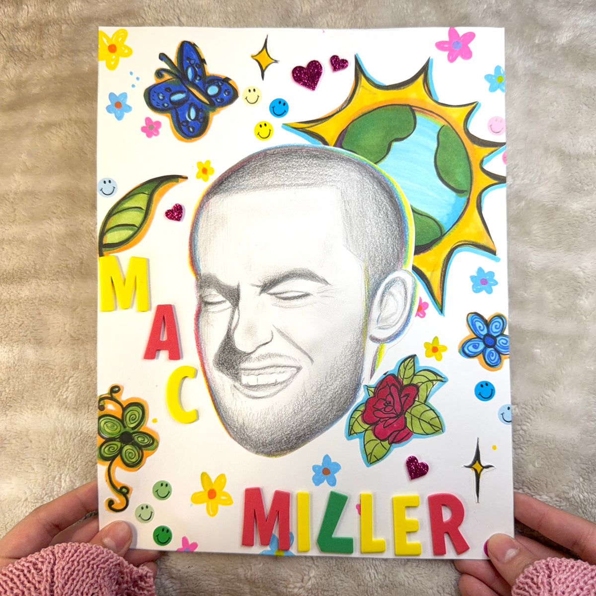 "Mac Miller" Drawing. 1 of 1 - Original