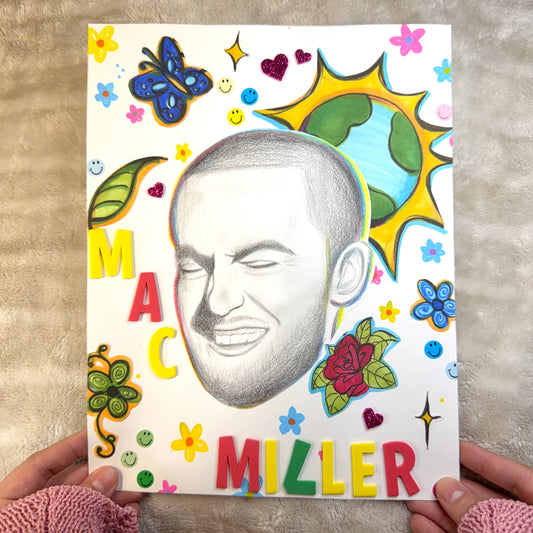 "Mac Miller" Drawing. 1 of 1 - Original