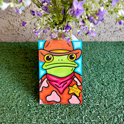 Cowboy - "Mr. Frog in Disguise" No. 5 - Original