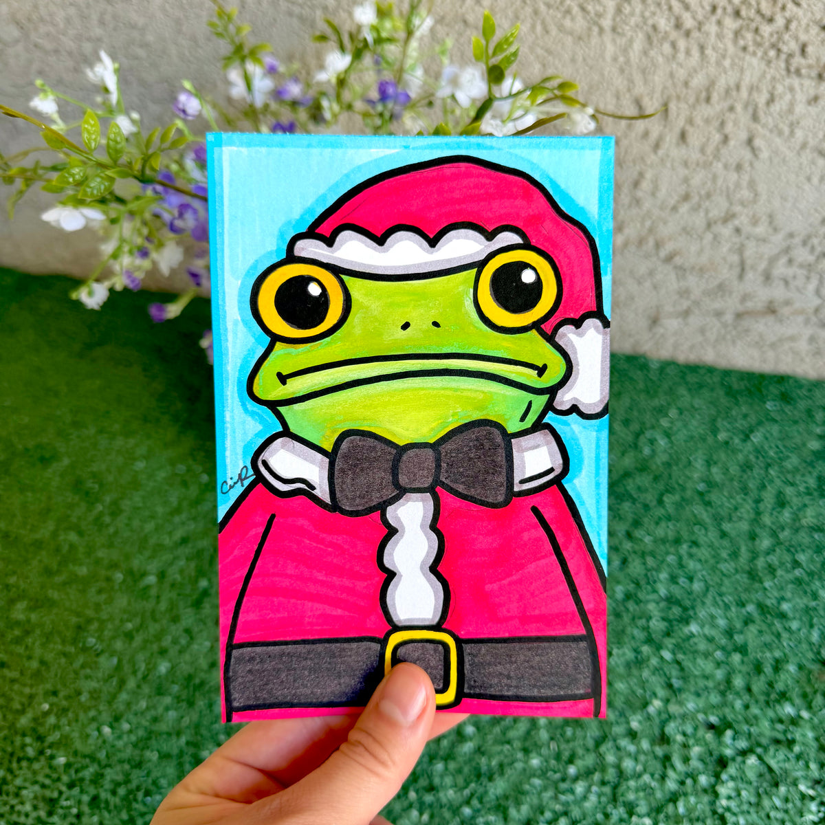 Santa - "Mr. Frog in Disguise" No. 1 - Original
