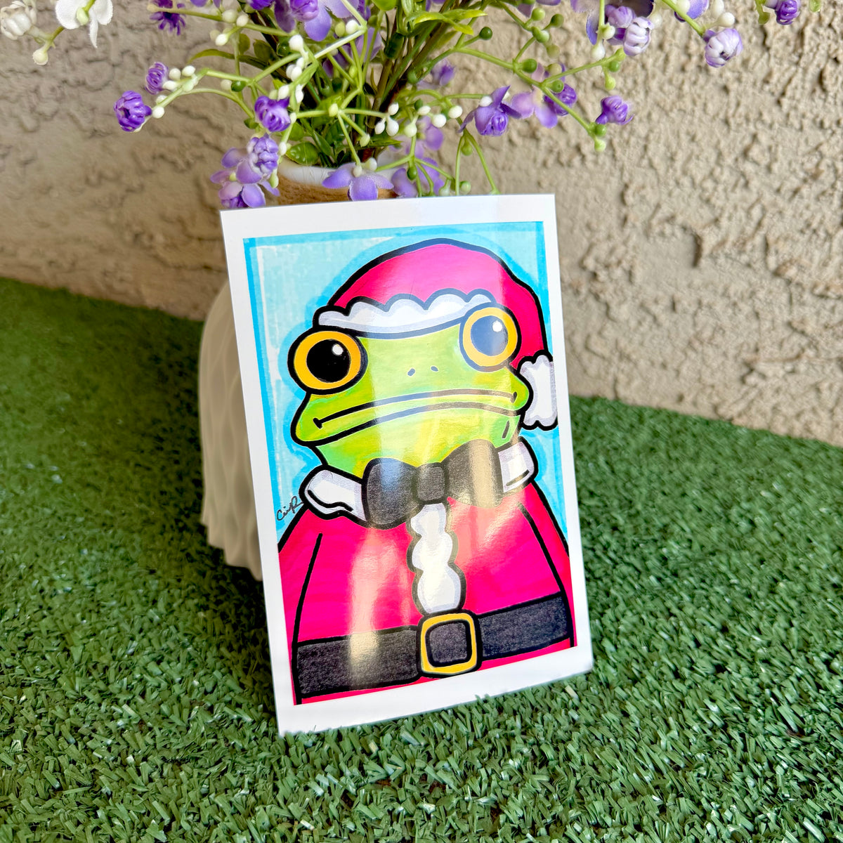 Santa - "Mr. Frog in Disguise" No. 1 - Print