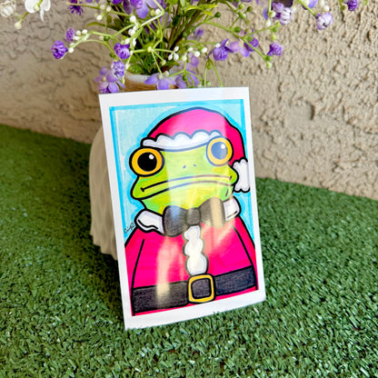 Santa - "Mr. Frog in Disguise" No. 1 - Print