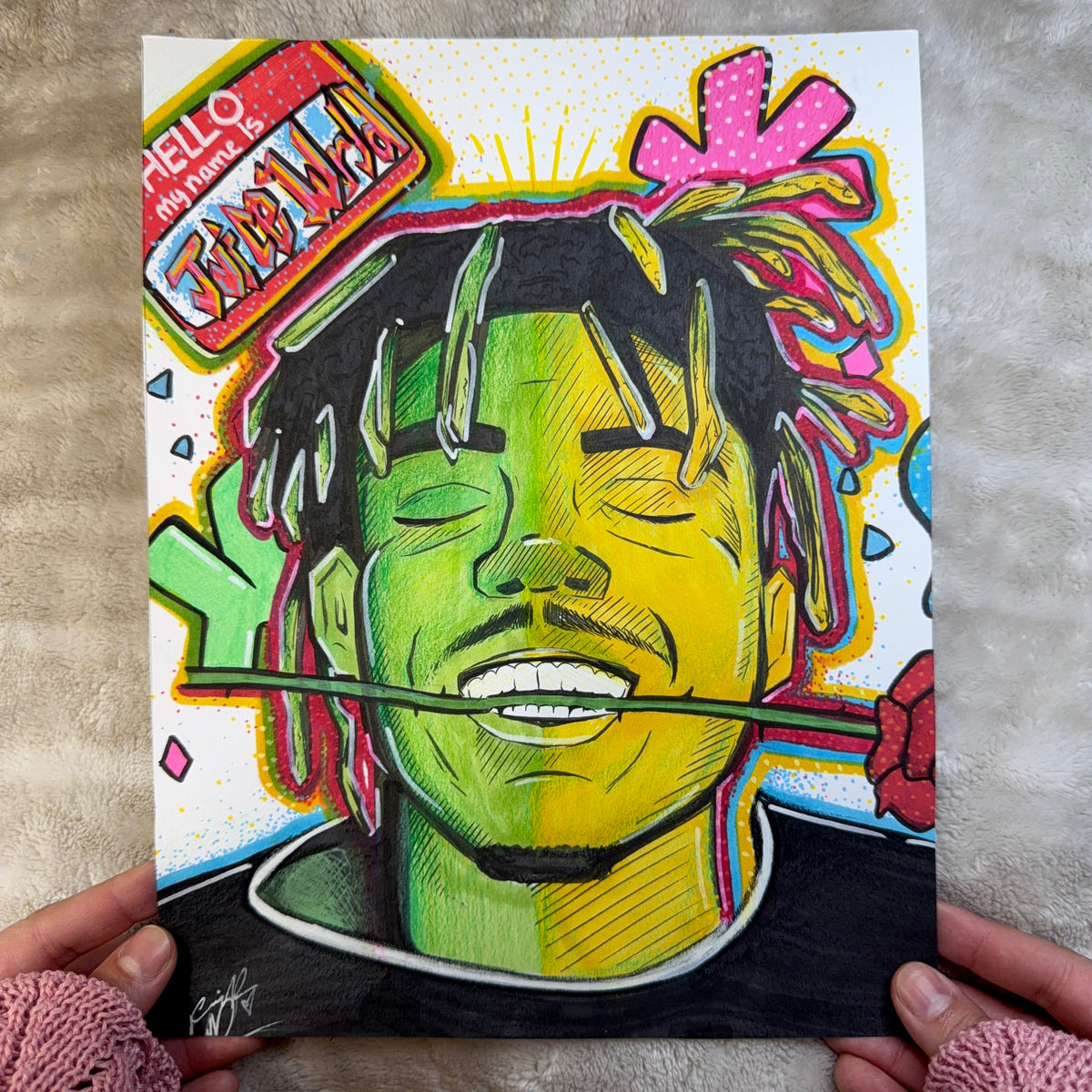 "Juicewrld" Drawing No. 2 - Original