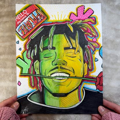 "Juicewrld" Drawing No. 2 - Original