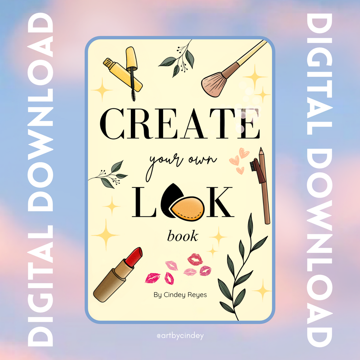 "Create your own Look" Book - Coloring Pages - Digital Download