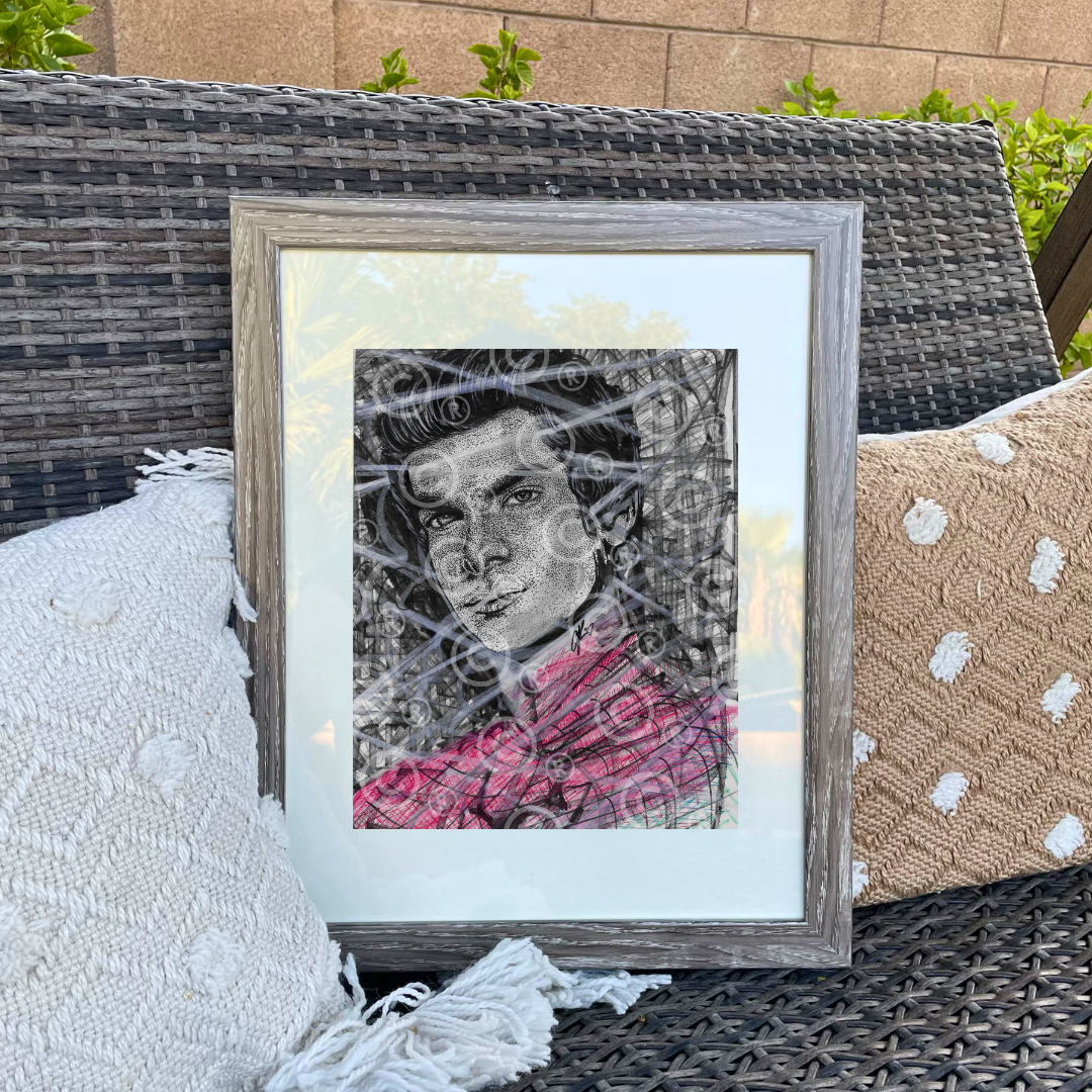 "Andrew Garfield" Drawing. 1 of 1 - Original