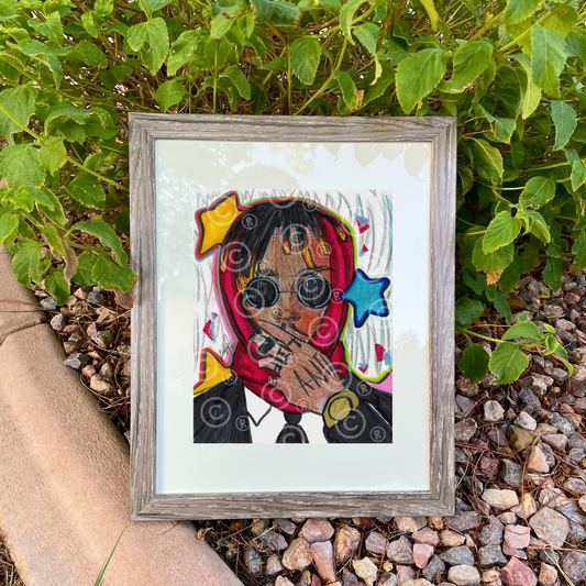 "Juicewrld" Drawing No. 4 - Original